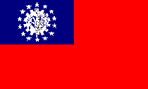 drapeau de l'Union du Myanmar ou Burma