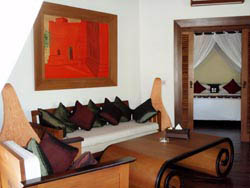 salon chambre hotel aureum ngapali