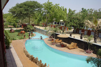 sky palace swimming pool new bagan