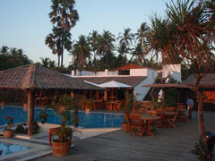 piscine vue de la plage palm beach hotel