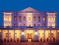 facade strand hotel yangon myanmar