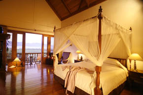 Chambre Deluxe à l'hotel Inle Lake view Inn, Myanmar, birmanie