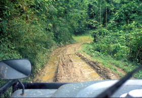 Straße Kyaukme Landrover