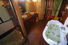 salle de bain hotel mrauk u princess