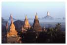 Lever de soleil à Bagan Myanmar (bIrmanie)