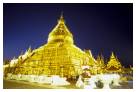 Shwezigon Pagoda  - Bagan - Myanmar Burma