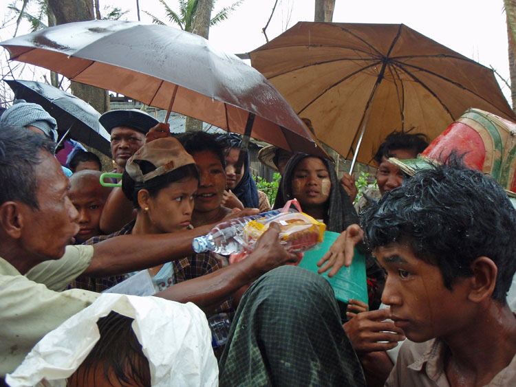 distribution à nyaung pin thar