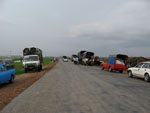 camion au check point