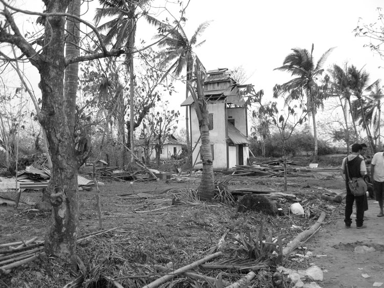 destroyed monastery