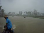 depart en bateau pour Taung chaung dans le delta