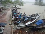 chargement des bateaux