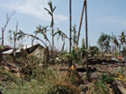 house destroyed in Bokkale