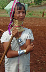 photographie femme ethnie padaung kaya state