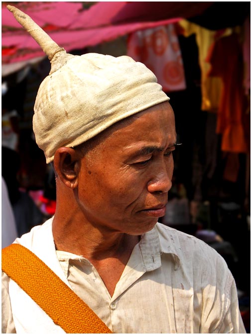 Man from lissu ethnic group in Myanmar