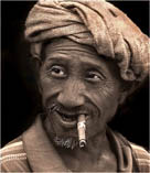 portrait sepia homme Inle